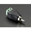 RCA (Composite Video, Audio) Male Plug Terminal Block
