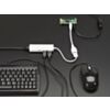 USB 2.0 and Ethernet Hub - 3 USB Ports and 1 Ethernet