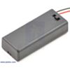 2-AAA battery holder enclosed with switch. (SKU: POLOLU-1143 Image 2)