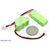 Small 4- and 5-cell 150 mAh NiMH battery packs with quarter for size reference. (SKU: POLOLU-1164 Image 5)