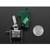 Illuminated Toggle Switch with Cover - Green