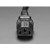 Power Cord Cable w/ 3 Conductor PC Power Connector Socket - 6ft 18AWG