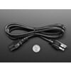Power Cord Cable w/ 3 Conductor PC Power Connector Socket - 6ft 18AWG