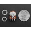 Panel Mount 10K Dual Log Potentiometer w/ On-Off Switch - 10K Dual Log w Switch