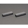 2mm 10 pin Socket Headers (for XBee) - Pack of 2
