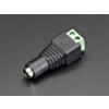 Female DC Power adapter - 2.1mm jack to screw terminal block