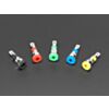 Panel-Mount Banana Jacks 4mm - Pack of 5 Multi-Color