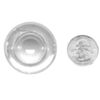 Convex Plastic Lens with Edge - 40mm Diameter