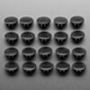 Large Short Plastic Snap Rivets - 9mm to 13mm - 10 pack