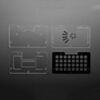 NeoTrellis M4 Acrylic Enclosure Kit