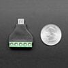 USB Micro B Male Plug to 5-pin Terminal Block