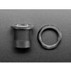 RJ-45 Ethernet Round Panel Mount Adapter Plug