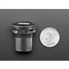 USB Mini B Jack to USB A Jack Round Panel Mount Adapter