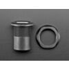 USB Mini B Jack to USB A Jack Round Panel Mount Adapter