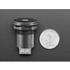 Micro USB B Jack to USB A Plug Round Panel Mount Adapter