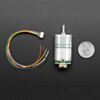 Geared DC Motor with Magnetic Encoder Outputs - 7 VDC 1:20 Ratio