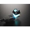 Black Aluminum Kitty Paw Keycap with Translucent Silicone Toes - MX Compatible Switches