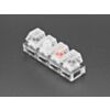 Kailh Mechanical Four Key Tester: White Black Red Brown Switches