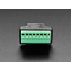 RJ-45 Terminal Block to Ethernet Socket Adapter