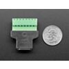 RJ-45 Terminal Block to Ethernet Socket Adapter