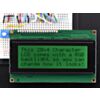 RGB backlight positive LCD 20x4 + extras - black on RGB