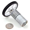Pololu 60x8mm wheel on a Pololu 25D mm metal gearmotor. (SKU: POLOLU-1591 Image 2)