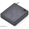 4-AA battery holder enclosed with switch. (SKU: POLOLU-1159 Image 2)