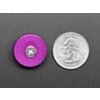 Purple Anodized Aluminum Bumper Feet - Pack of 2
