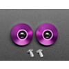 Purple Anodized Aluminum Bumper Feet - Pack of 2