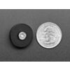Black Anodized Aluminum Bumper Feet - Pack of 2