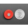 Red Anodized Aluminum Bumper Feet - Pack of 2