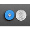 Blue Anodized Aluminum Bumper Feet - Pack of 2