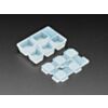 Silicone Keycap Molds - MX Compatible Switches (3 x 1U and 2 x 1.25U "ctrl")