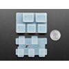 Silicone Keycap Molds - MX Compatible Switches (3 x 1U and 2 x 1.25U "ctrl")