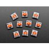 Kailh CHOC Low Profile Red Linear Key Switches - 10-pack