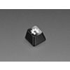 Etched Glow-Through Keycap with Open Source Hardware Gear Logo - MX Compatible Switches