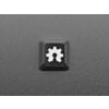 Etched Glow-Through Keycap with Open Source Hardware Gear Logo - MX Compatible Switches