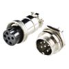 6-Pin Chassis Connector - Panel Mount (male and female) (PRT-11475) Image 4