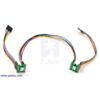 ShiftBrites connected to one 12 inch cable and two 6 inch cables. (SKU: POLOLU-1239 Image 2)
