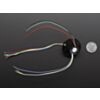 Slip Ring with Flange - 22mm diameter, 6 wires, max 240V @ 2A