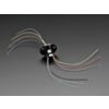 Slip Ring with Flange - 22mm diameter, 6 wires, max 240V @ 2A