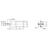 20D mm metal gearmotor dimensions (units in mm- L depends on gear ratio). (SKU: POLOLU-1163 Image 5)