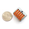 Snap-action 5-Wire Block Connector (12-28 AWG) - Pack of 3