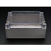 Large Plastic Project Enclosure - Weatherproof with Clear Top
