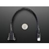 Panel Mount Ethernet Extension Cable
