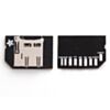 Low-profile microSD card adapter for Raspberry Pi