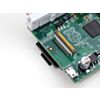 Low-profile microSD card adapter for Raspberry Pi