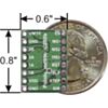 A4983/A4988 stepper motor driver carrier with dimensions. (SKU: POLOLU-1182 Image 4)