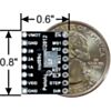 A4988 stepper motor driver carrier Black Edition bottom view with dimensions. (SKU: POLOLU-2981 Image 2)