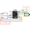 Minimal wiring diagram for connecting a microcontroller to an A4988 stepper motor driver carrier (full-step mode). (SKU: POLOLU-2128 Image 8)